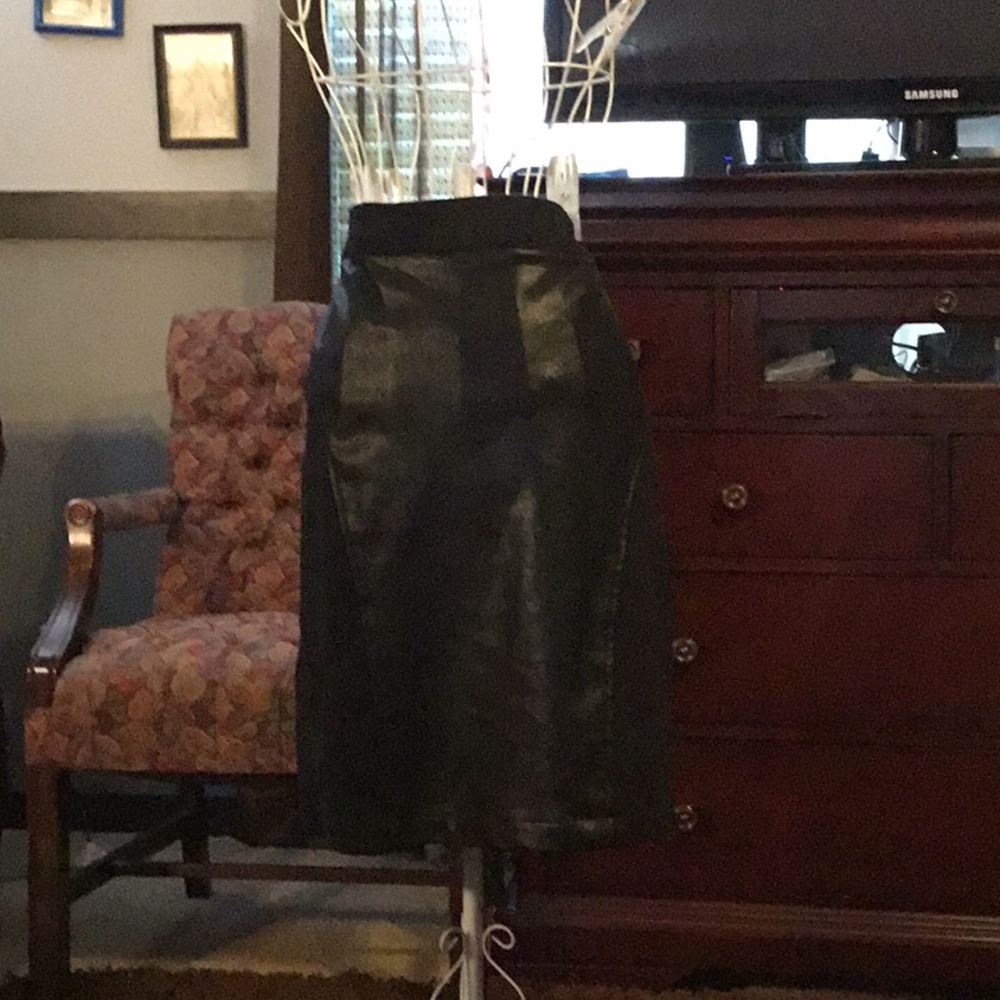 Lane Bryant Black Pencil Skirt